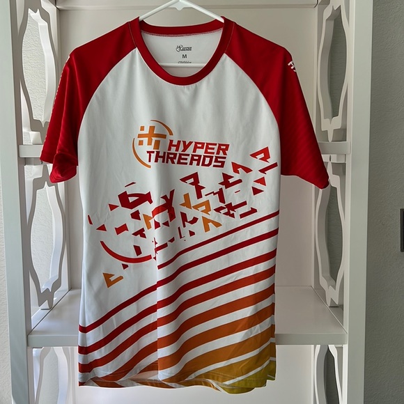 Hyper Threads Cycling Biking T Shirt Men’s Size M - Picture 1 of 3